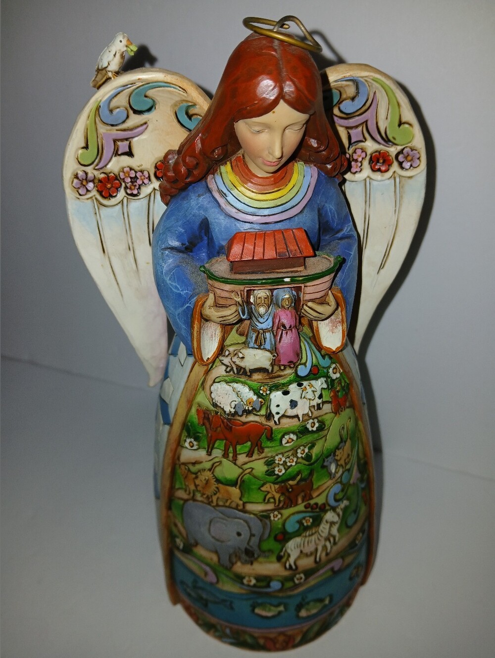Jim Shore Hand-Painted "Two & Two God Loves All Of You" Joan's Ark Figurine